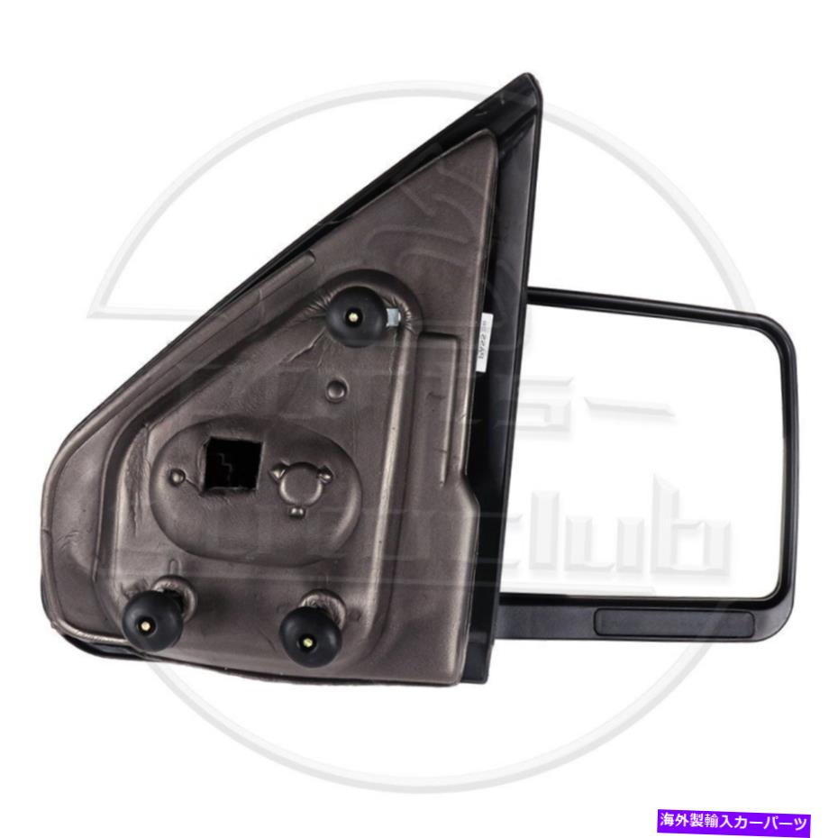 USミラー 2004-14フォードF-150のパワー加熱ミラー旅客RHサイドミラーブラック Power Heated Mirror Passenger RH Side Mirror Black For 2004-14 Ford F-150【並行輸入品】