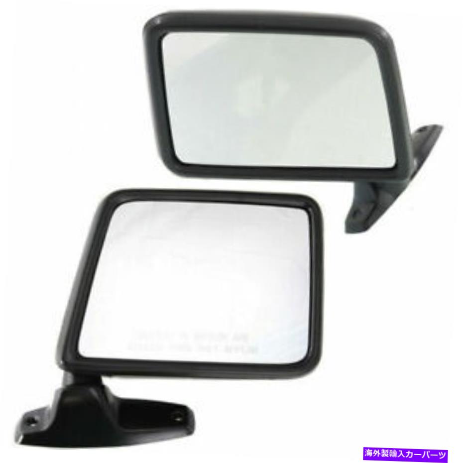 USミラー 2フィットの新しいセットフォードレンジャー83-92 LH＆RHサイドマンミラーマニュアルFLDG NON-HTD New Set Of 2 Fits FORD RANGER 83-92 LH & RH Side Man Mirror Manual Fldg Non-Htd【並行輸入品】