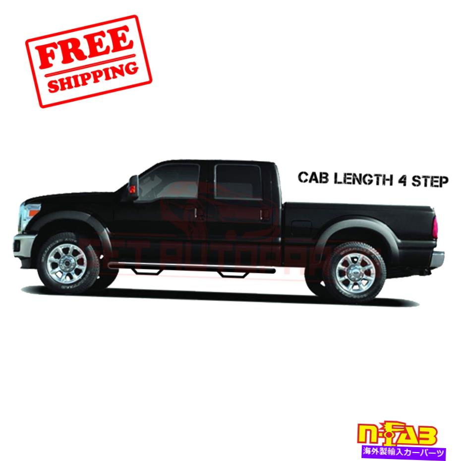 Nerf Bar n-fab nerf stepキャブレン（2 stps）for RAM 1500 2015-2018 N-FAB Nerf Step Cab Len (2 Stps) for Ram 1500 2015-2018【並行輸入品】