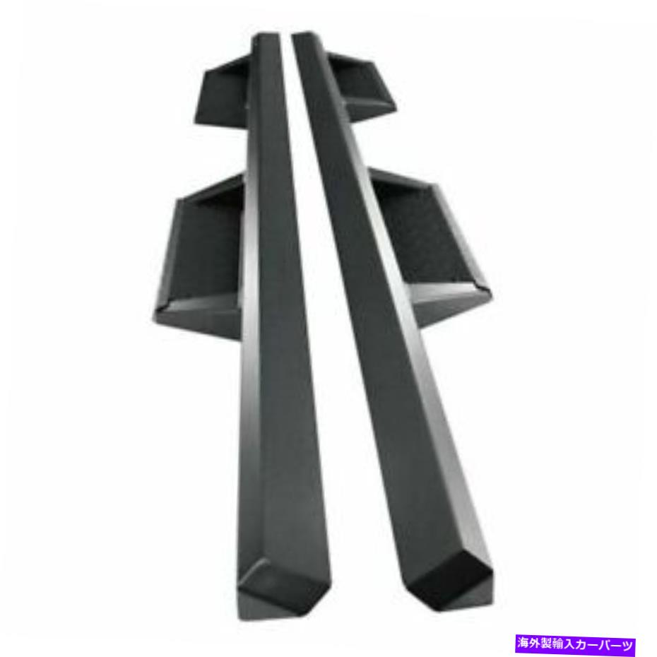 Nerf Bar 2005-2021トヨタタコマのブラックホースIMTOTACCインパクトナルフサイドステップバー Black Horse IMTOTACC Impact Nerf Side Step Bar For 2005-2021 Toyota Tacoma【並行輸入品】