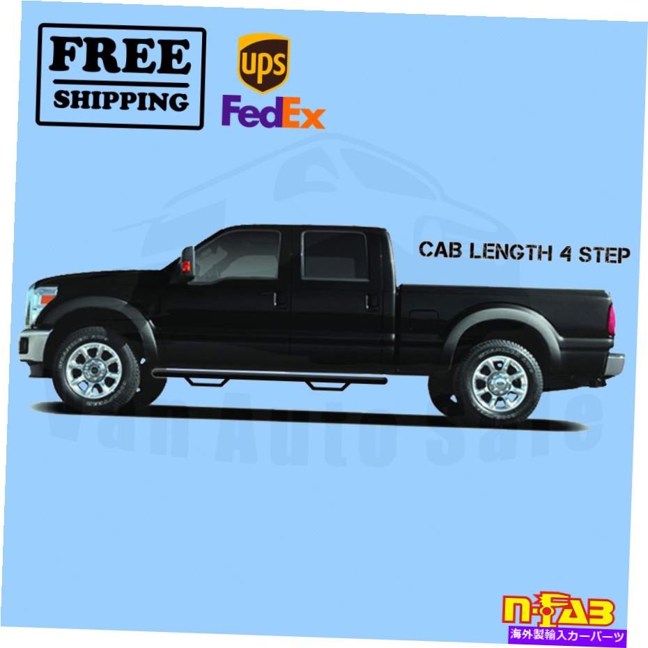 Nerf Bar Nerf Step Cab Len（2 STPS）RAM 1500 2015-2018のn-fab Nerf Step Cab Len (2 Stps) N-FAB for Ram 1500 2015-2018【並行輸入品】