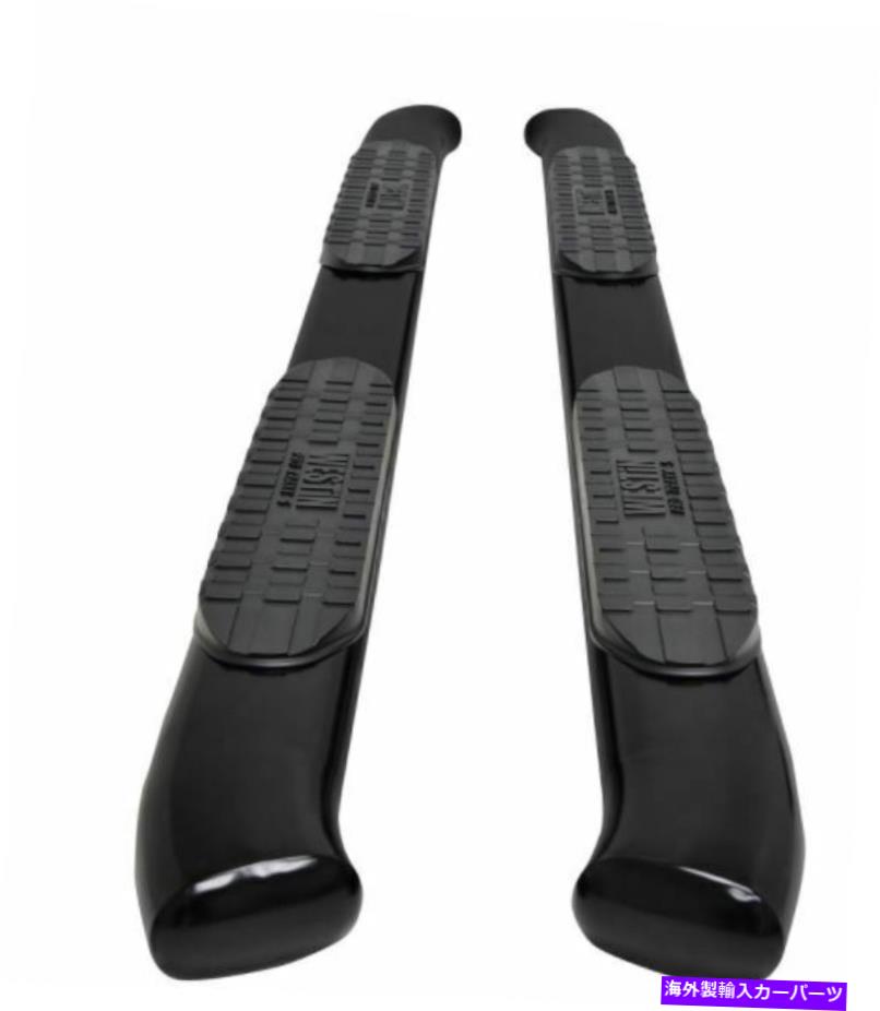 Nerf Bar Westin Black Pro Traxx 5楕円形のnerfステップバー19-20レンジャースーパークルー21-54155 Westin Black Pro Traxx 5 Oval Nerf Step Bars for 19-20 Ranger SuperCrew 21-54155【並行輸入品】