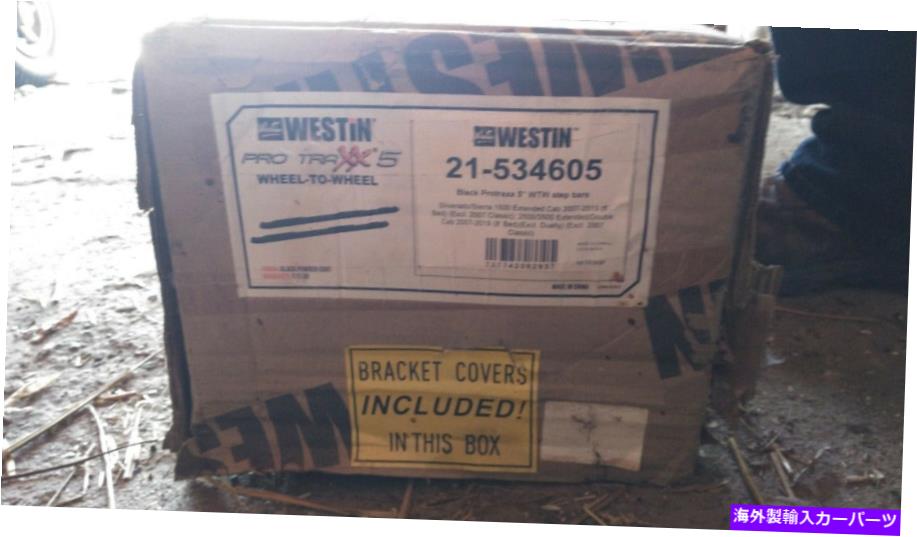 Nerf Bar Westin 21-534605 Pro Traxx 5楕円形のホイールツーホイールナーフステップバー Westin 21-534605 PRO TRAXX 5 Oval Wheel to Wheel Nerf Step Bars【並行輸入品】