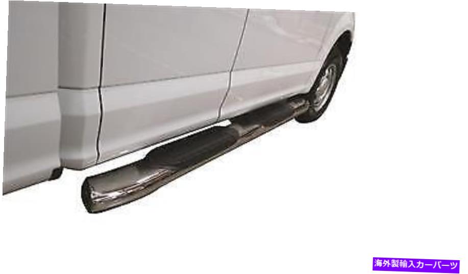 Nerf Bar トレイルFX A8239S 2つのステンレス鋼6 "フォードF150クルーキャブ用のネルフバーのセット Trail Fx A8239s Set Of 2 Stainless Steel 6" Nerf Bars For Ford F150 Crew Cab【並行輸入品】｜Us Custom Parts Shop USDM