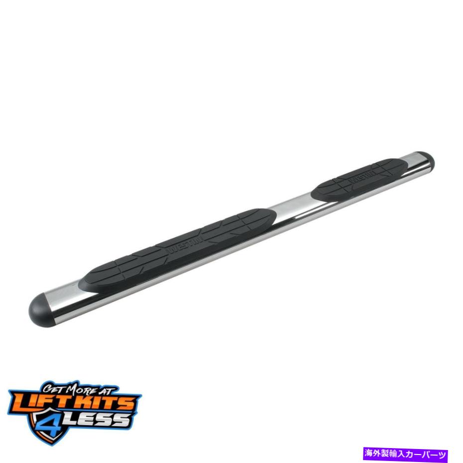Nerf Bar ウェスティン22-5060プレミア4 ''楕円形のnerfステップバー05-17フロンティアのキャブの長さ Westin 22-5060 Premier 4'' Oval Nerf Step Bars Cab Length for 05-17 Frontier【並行輸入品】