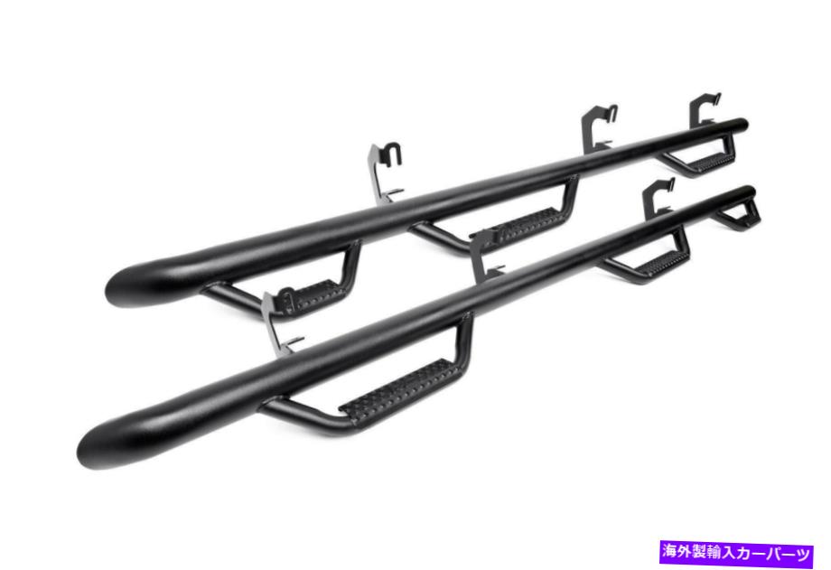 Nerf Bar ラフカントリーナーフステップ14-18シボレー/GMC 1500ピックアップRCC1495QC-6のためのベッドステップ Rough Country Nerf Steps w/Bed Step for 14-18 Chevy/GMC 1500 Pickup RCC1495QC-6【並行輸入品】