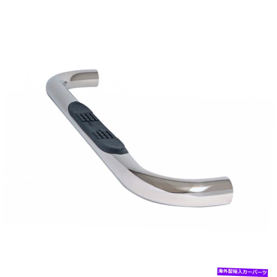 Nerf Bar DODGE RAM 1500 2009 2010レギュラーキャブ3IN用のDee-Zee Nerf Bars。丸いステンレス Dee-Zee Nerf Bars For Dodge Ram 1500 2009 2010 Regular Cab 3in. Round Stainless【並行輸入品】