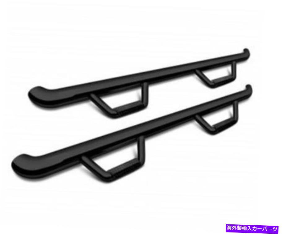 Nerf Bar 16-22トヨタタコマのクリートステップ付きスミティビルト2インチホイール2ホイールナルフステップ Smittybilt 2″ Wheel2Wheel Nerf Steps with Cleated Steps For 16-22 Toyota Tacoma【並行輸入品】