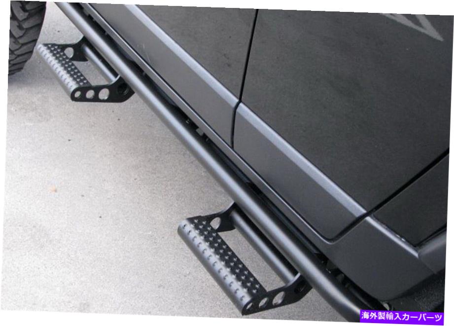 Nerf Bar n-fab J182RKRS2 RKRホイールツーホイールステップシステムは18-22ラングラー（JL）に適合します N-Fab J182RKRS2 RKR Wheel To Wheel Step System Fits 18-22 Wrangler (JL)【並行輸入品】