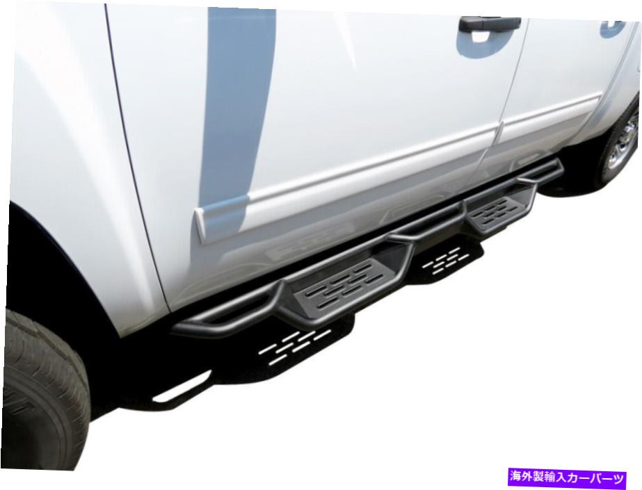 Nerf Bar 適合07-18シルバードシエラ1500クルーキャブドロップダウンナーフバーステップwb03njg1b Fits 07-18 Silverado Sierra 1500 Crew Cab Dropdown Nerf Bar Steps WB03NJG1B【並行輸入品】
