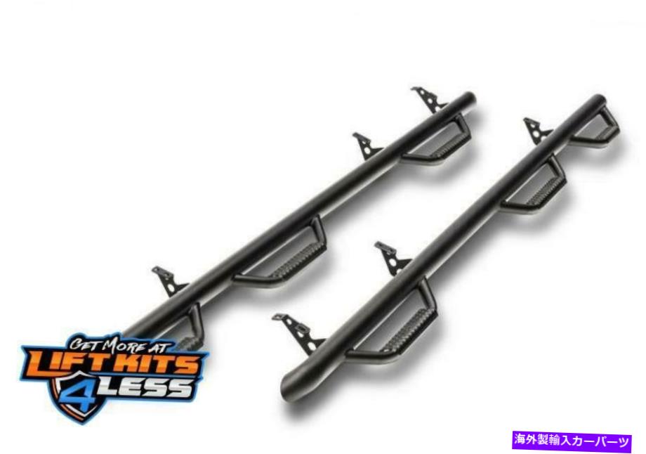 Nerf Bar N-FAB C1996CC-6-TXテクスチャブラックナーフステップステップシステム2019-2020 GM 1500 N-Fab C1996CC-6-TX Textured Black Nerf Step Step Systems for 2019-2020 GM 1500【並行輸入品】|Us Custom Parts Shop USDM