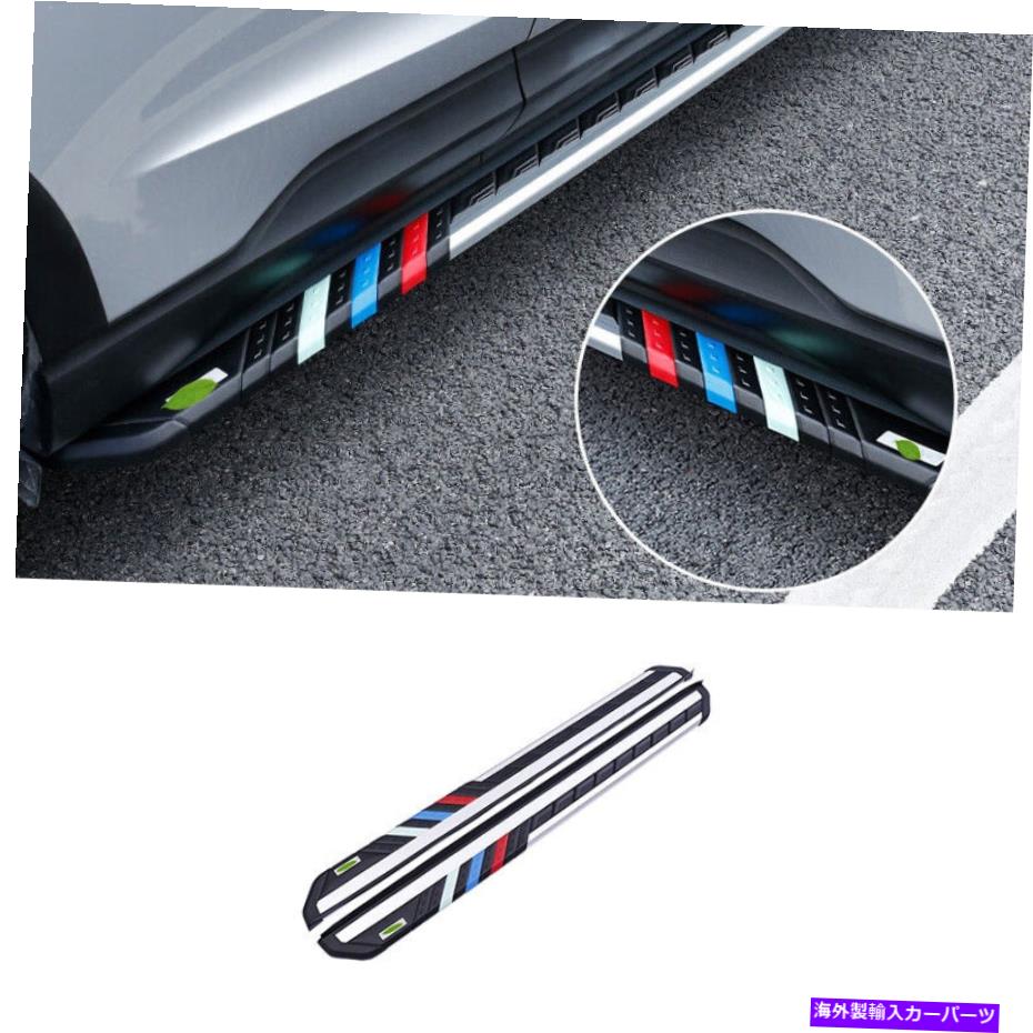 Nerf Bar Jeep Cherokee 2014-2020アルミニウム合金サイドフットナーフバーを保護する Fit For Jeep Cherokee 2014-2020 Aluminum Alloy Side Foot Nerf Bar Protect Black【並行輸入品】
