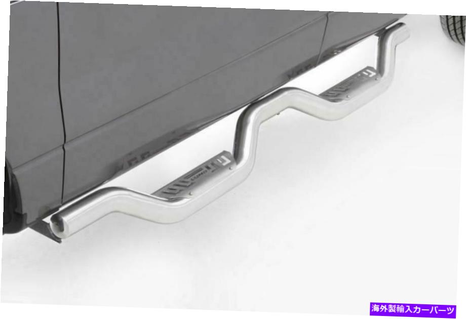 Nerf Bar Lund Latitude Nerf Bars -07-17シボレーシルバラード2500クルーキャブ用洗浄 Lund Latitude Nerf Bars - Polished for 07-17 Chevy Silverado 2500 Crew Cab【並行輸入品】