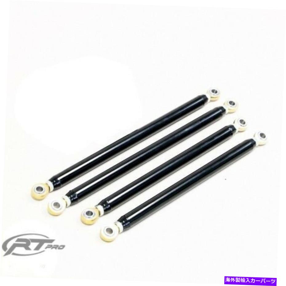 Nerf Bar RT Pro RTP5201509 2014-2016 RZR XP 1000のブラックSHD RADIUS ROD KIT RT Pro RTP5201509 Black SHD Radius Rod Kit For 2014-2016 RZR XP 1000【並行輸入品】