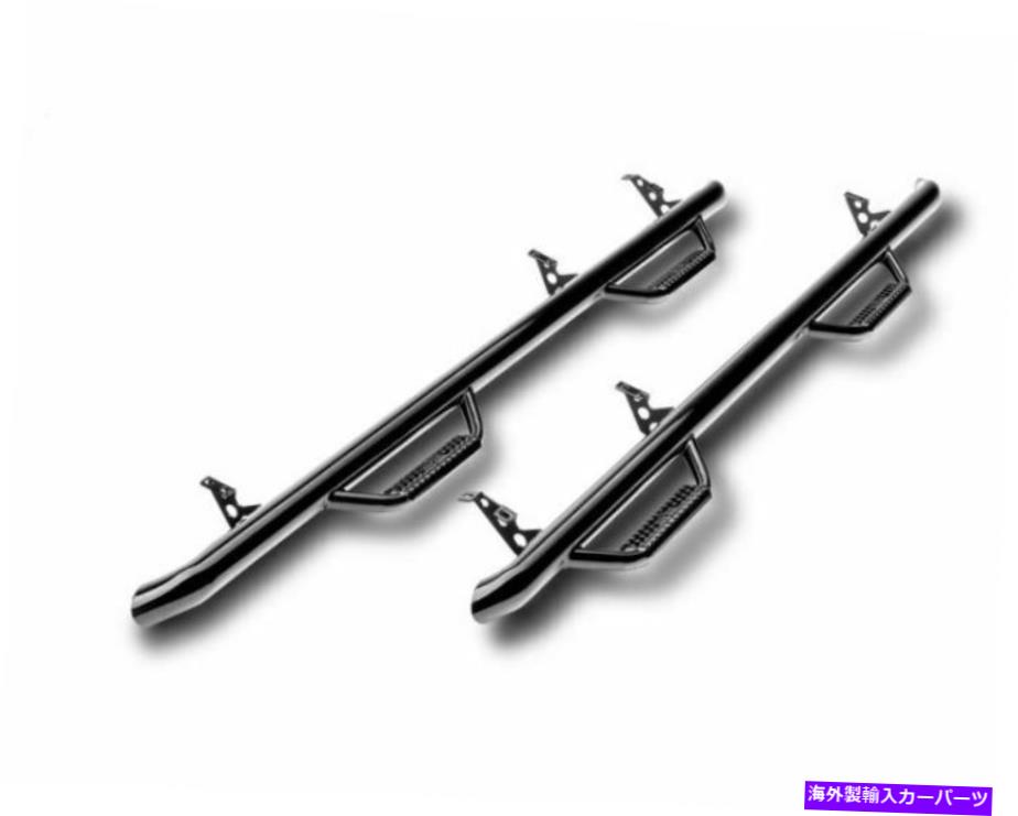 Nerf Bar n-fab nerf step w2w（2 stps）2020-2021 for 2020-2021のグロスブラック N-FAB Nerf Step W2W (2 Stps) Gloss Black for 2020-2021 Jeep Gladiator JT 4 Door【並行輸入品】
