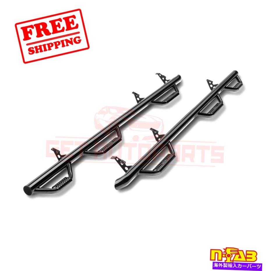 Nerf Bar n-fab nerf step w2w w/bed acs（3 STPS）トヨタタコマ2016-2021 N-FAB Nerf Step W2W w/Bed Acs (3 Stps) for Toyota Tacoma 2016-2021【並行輸入品】