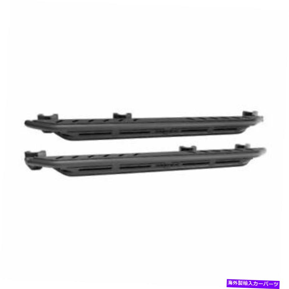 Nerf Bar ウェスティン42-6015トリプルチューブロックレールのステップ、テクスチャブラックフィニッシュ Westin 42-6015 Triple Tube Rock Rail Steps, Textured Black Finish【並行輸入品】