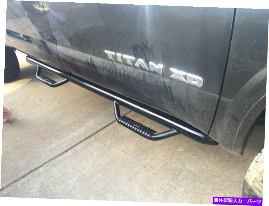 Nerf Bar 16-17のN-FAB日産タイタン/タイタンXDクルーキャブナーフステップキャブの長さN1678cc N-FAB For 16-17 Nissan Titan/Titan XD Crew Cab Nerf Step Cab Length N1678CC【並行輸入品】