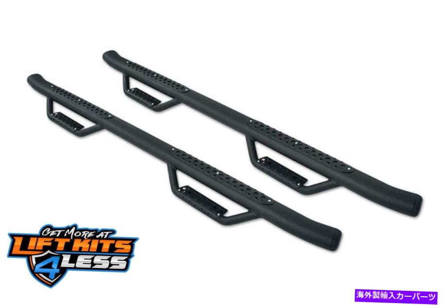 Nerf Bar Go Rhino D44108TテキストBLCKドミネーターD4 10-18 Dodge RAM 2500のデュアルサイドステップ Go Rhino D44108T Text Blck Dominator D4 Dual Side Steps for 10-18 Dodge Ram 2500【並行輸入品】