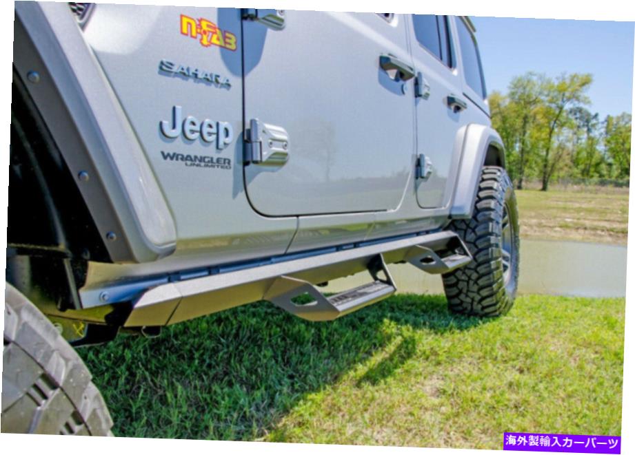 Nerf Bar n-fab prj1863-tx predator proステップシステム2018フィット：ジープラングラーJl 4ドアSUV N-Fab PRJ1863-TX Predator Pro Step System 2018 FITS: Jeep Wrangler JL 4 Door SUV【並行輸入品】｜Us Custom Parts Shop USDM 167,585円