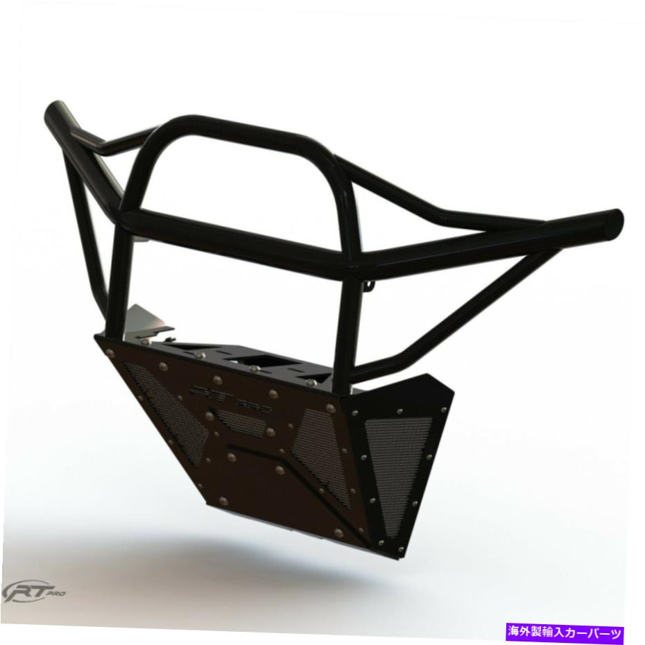 Nerf Bar RT Pro RTP1001Kブラックウインチマウントバハフロントバンパーポラリス900および1000 XP RT Pro RTP1001K Black Winch Mount Baja Front Bumper For Polaris 900 & 1000 XP【並行輸入品】