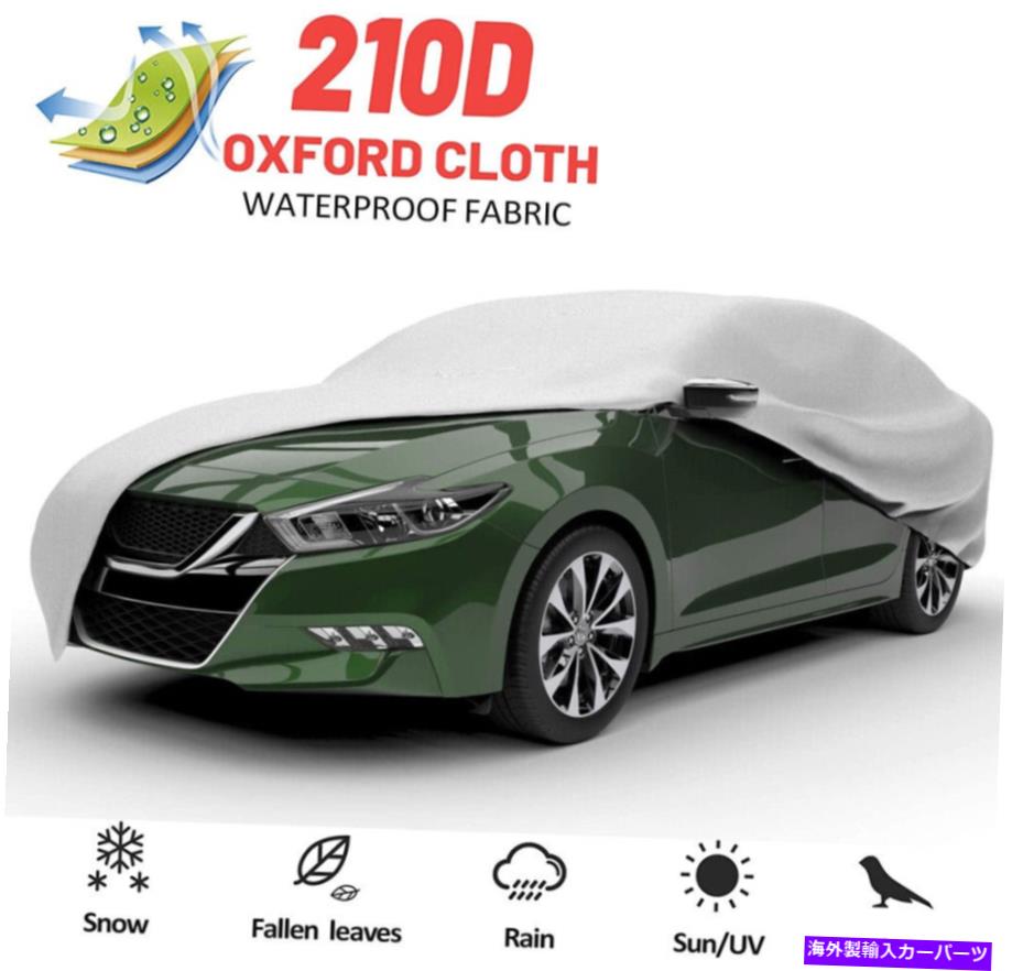 カーカバー ユニバーサル防水フルカーカバーすべての気象保護剤中央セダン Universal Waterproof Full Car Cover All Weather Protection Fits Midsize Sedans【並行輸入品】