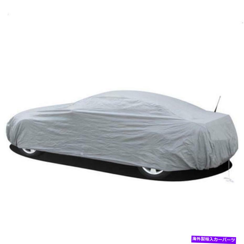 カーカバー 反射性ライトシルバーグレーM XLを備えた耐候性PEVA車の保護カバー Weatherproof PEVA Car Protective Cover with Reflective Light Silver Gray M XL【並行輸入品】