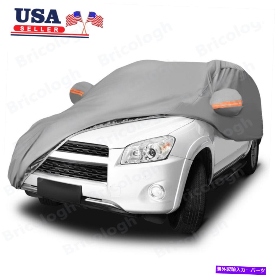 カーカバー フルカーカバー防水SUV保護レインスノーダスト耐性 Full Car Cover Waterproof All Weather SUV Protection Rain Snow Dust Resistant【並行輸入品】