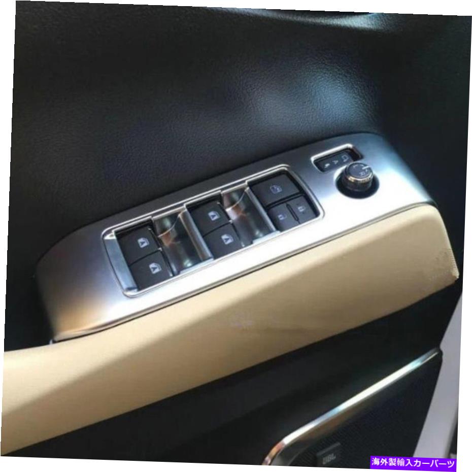 カーカバー トヨタアルファードVellfire 2016-2019のドアアームレストウィンドウボットンロックトリム Door Armrest Window Botton lock trim For Toyota Alphard Vellfire 2016-2019【並行輸入品】