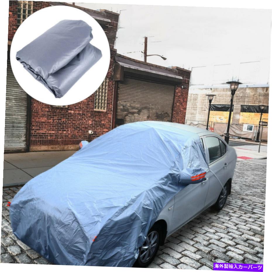 【楽天市場】カーカバー 1PCハーフカーカバー実用的なフロントガラス雪のカバーカーフード保護カバー 1Pc Half Car Cover