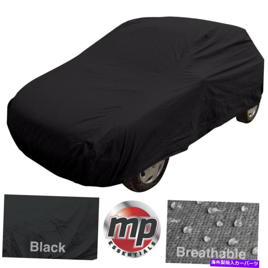 カーカバー 黒い屋内と屋外の霜の雨uv保護通気性フルカーカバー媒体 Black Indoor & Outdoor Frost Rain UV Protection Breathable Full Car Cover MEDIUM【並行輸入品】