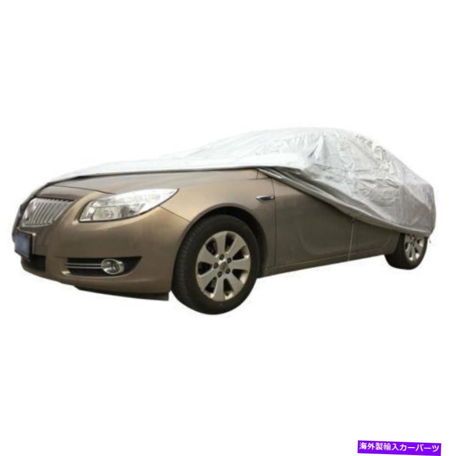 カーカバー 屋外車カバー防塵雨雪UVサイズの防水通気性保護 Outdoor Car Cover Waterproof Breathable Protection for Dust Rain Snow UV Size L【並行輸入品】