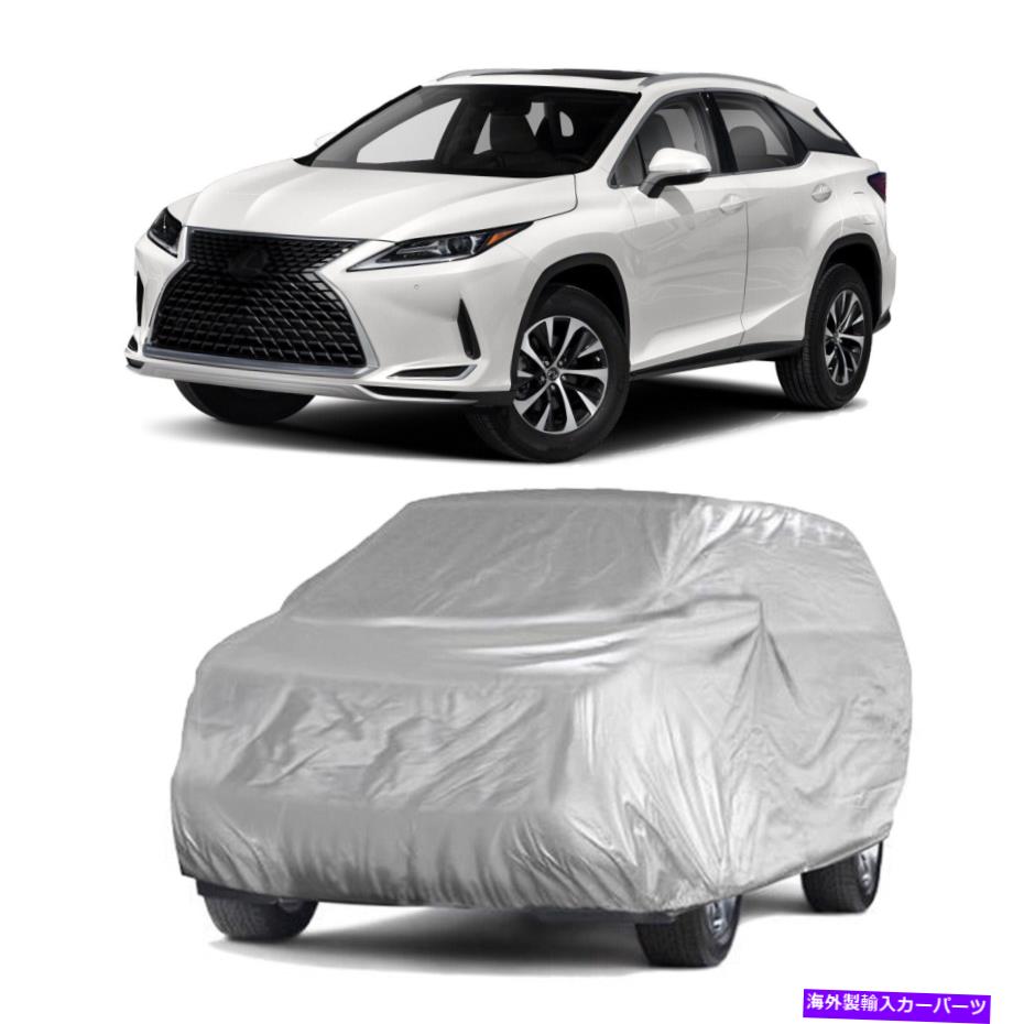 カーカバー フルSUVカーカバーすべての気象保護水風スノーダストM-XXLストラップ付き Full SUV Car Cover All Weather Protection Water Wind Snow Dust M-XXL With Straps【並行輸入品】