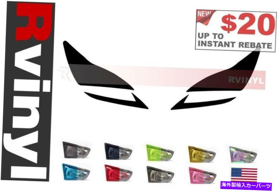 カーカバー rtintヘッドライトティントプレキュットスモークフィルムカバーレクサスRC 2015-2016 Rtint Headlight Tint Precut Smoked Film Covers for Lexus RC 2015-2016【並行輸入品】