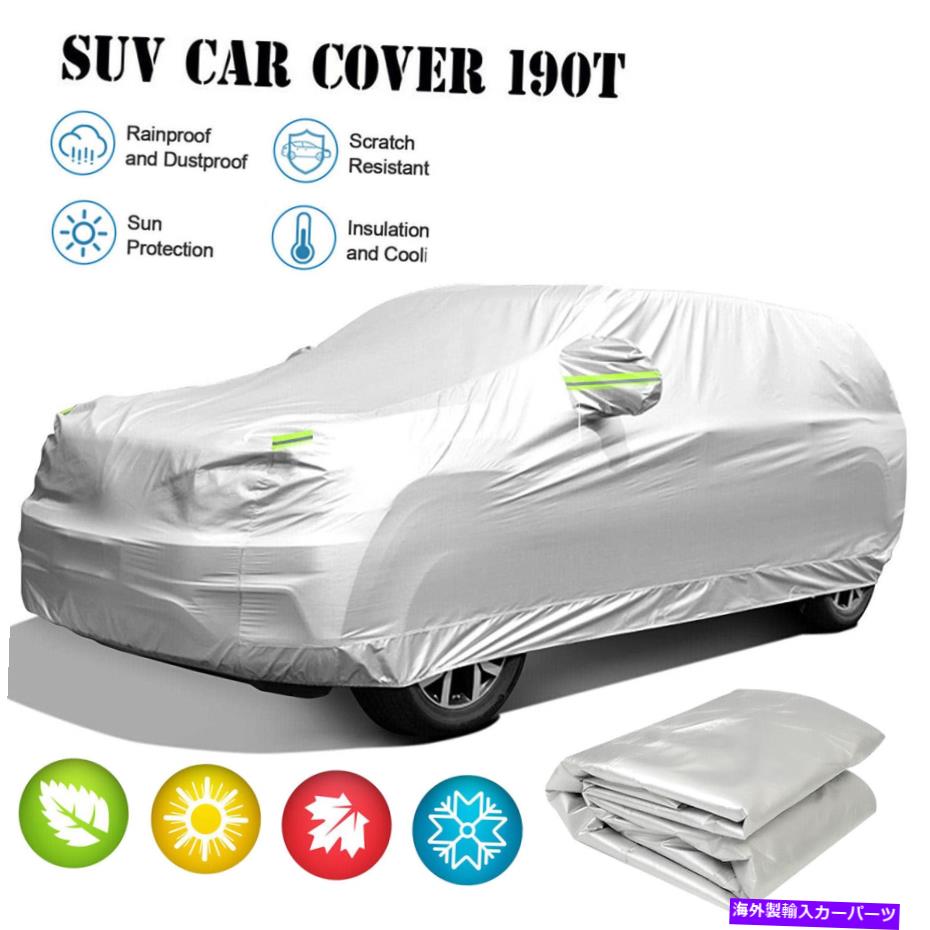 カーカバー フルカーカバーSUV防水ダストUV耐性屋外のすべての気象保護 Full Car Cover SUV Waterproof Dust UV Resistant Outdoor All Weather Protection【並行輸入品】