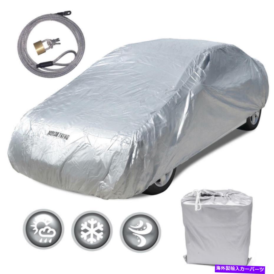 カーカバー Toyota Prius 2003-2015のための新しいフルカーカバーデラックスオールウェザー防水 New Full Car Cover Deluxe All Weather UV Waterproof for Toyota Prius 2003-2015【並行輸入品】