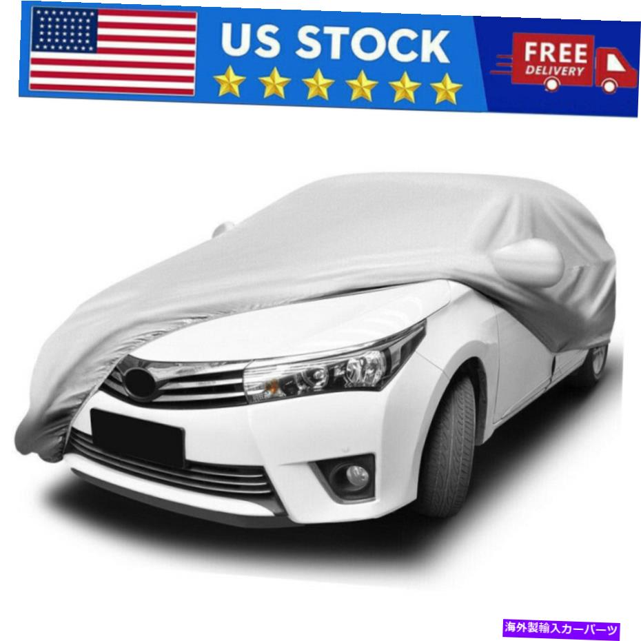 カーカバー フルカーカバー防水屋外通気性すべての気象保護防塵 Full Car Cover Waterproof Outdoor Breathable All Weather Protection Dustproof【並行輸入品】
