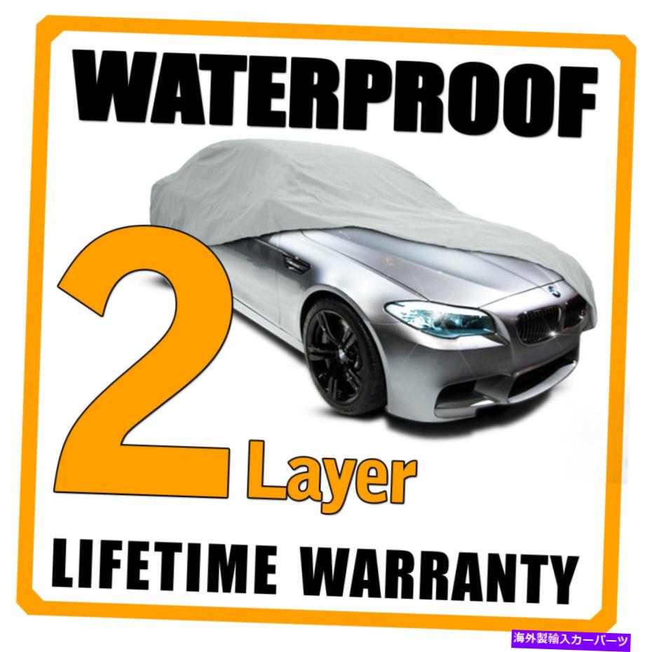 カーカバー 2レイヤーカーカバー通気性防水層屋外の屋内フリースの裏地図 2 Layer Car Cover Breathable Waterproof Layers Outdoor Indoor Fleece Lining Fig【並行輸入品】