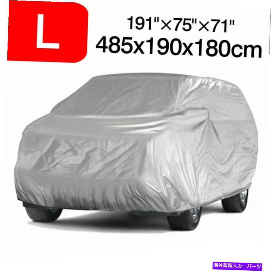 カーカバー フルカーカバーSUV屋外防水太陽ダストジープラングラーのUV保護 Full Car Cover SUV Outdoor Waterproof Sun Dust UV Protection For Jeep Wrangler【並行輸入品】