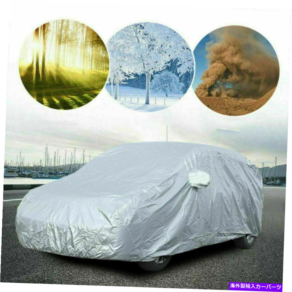 カーカバー 車のカバー防水太陽UV雪の粉塵耐性保護ホンダシビックセダン Car Cover Waterproof Sun UV Snow Dust Resistant Protection For Honda Civic Sedan【並行輸入品】
