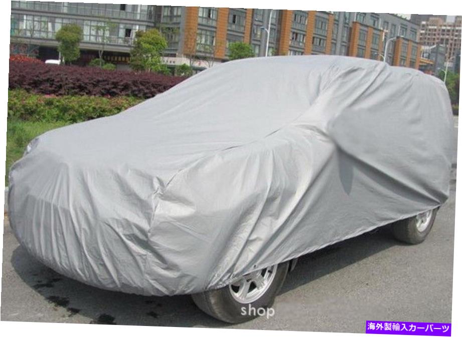 カーカバー 屋外車の車のカバー衣服ガードダストスクラッチサンヒートレインウォータープルーフ Outdoor Vehicle Car Cover Clothes Guard Dust Scratch Sun Heat Rain Water Proof【並行輸入品】