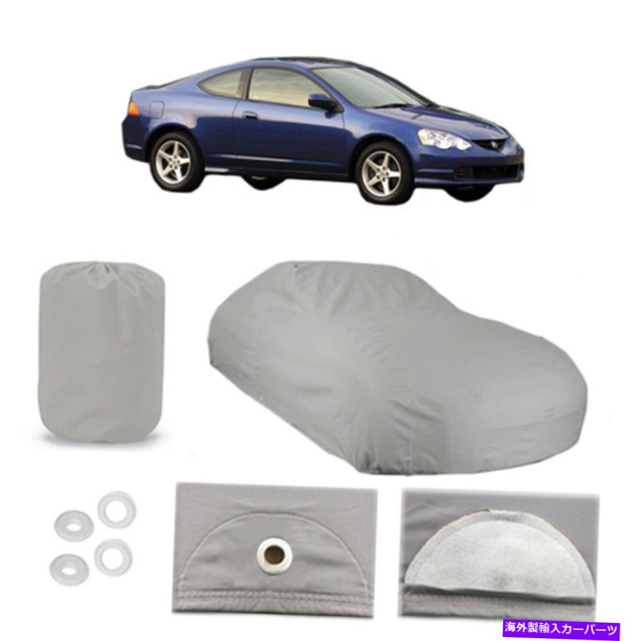 カーカバー フィット2002-2006 Acura RSX 4レイヤーカーカバーフィットウォータープルーフ雪の雨の塵 Fits 2002-2006 Acura RSX 4 Layer Car Cover Fitted Water Proof Snow Rain Sun Dust【並行輸入品】