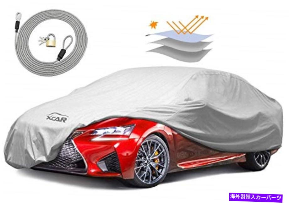 カーカバー XCAR通気性ダスト予防車カバーフィットセダンハッチバック最大200インチ XCAR Breathable Dust Prevention Car Cover-Fits Sedan Hatchback Up to 200 Inches【並行輸入品】