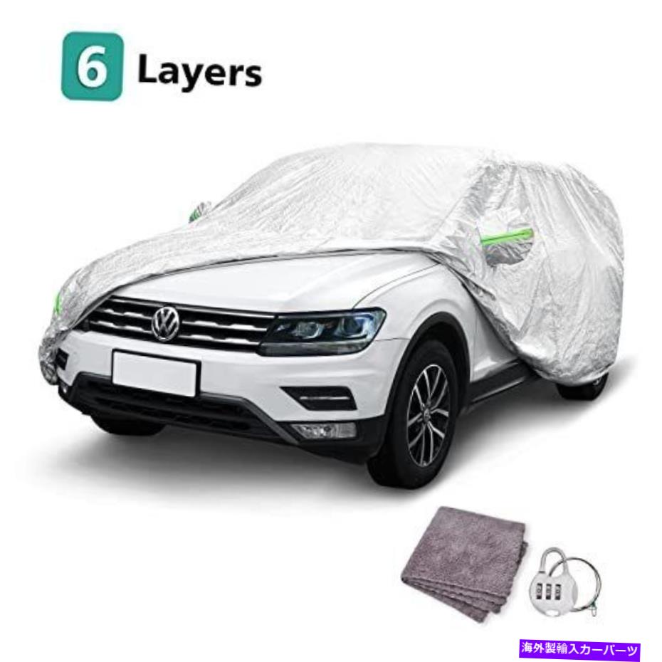 カーカバー SUVカーカバードライバーサイドziとのすべての天気の完全な外観カバー... SUV Car Cover Waterproof All Weather Full Exterior Covers with Driver Side Zi...【並行輸入品】|Us Custom Parts Shop USDM