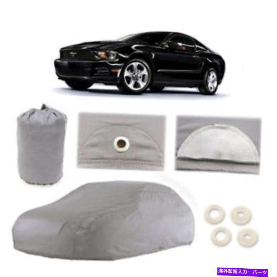 カーカバー フォードマスタング4レイヤーカーカバーフィットアウトドアウォータープルーフレインサンダスト第5世代 Ford Mustang 4 Layer Car Cover Fitted Outdoor Water Proof Rain Sun Dust 5th Gen【並行輸入品】