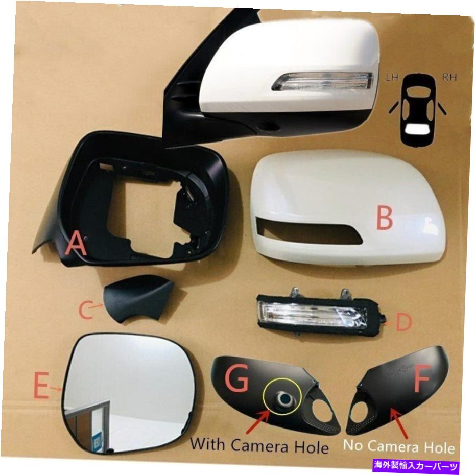 カーカバー トヨタランドクルーザーFJ150のバックミラーカバーサイドミラーライトフレーム RearView Mirror Cover Side Mirror Light Frame for Toyota Land Cruiser FJ150【並行輸入品】｜Us Custom Parts Shop USDM