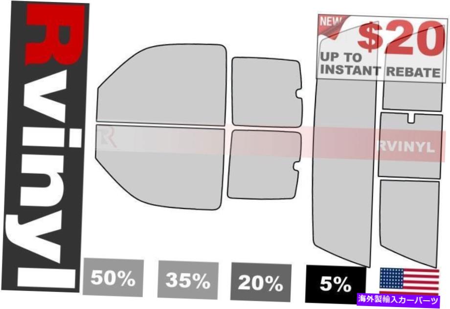 カーカバー GMC Sierra 2000-2006（2ドア）ティントフィルム用のRtint Precut Window Tint Kit Rtint Precut Window Tint Kit for GMC Sierra 2000-2006 (2 Door) Tinting Films【並行輸入品】