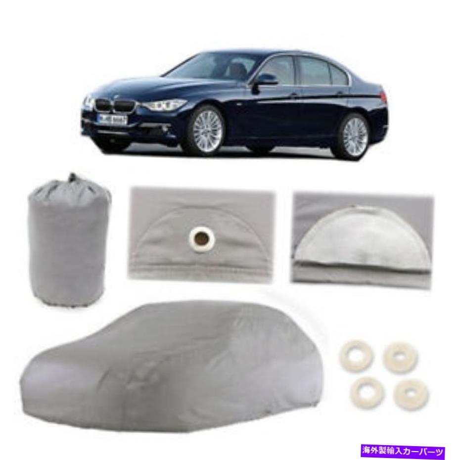 カーカバー BMW 3シリーズ4レイヤーカーカバー防水屋外レインスノーUVサンダストオールドジェン BMW 3 Series 4 Layer Car Cover Waterproof Outdoor Rain Snow UV Sun Dust Old Gen【並行輸入品】