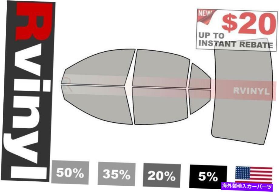 カーカバー ヒュンダイソナタのためのRtint Precut Window Tintキット2006-2010ティンティングフィルム Rtint Precut Window Tint Kit for Hyundai Sonata 2006-2010 Tinting Films【並行輸入品】