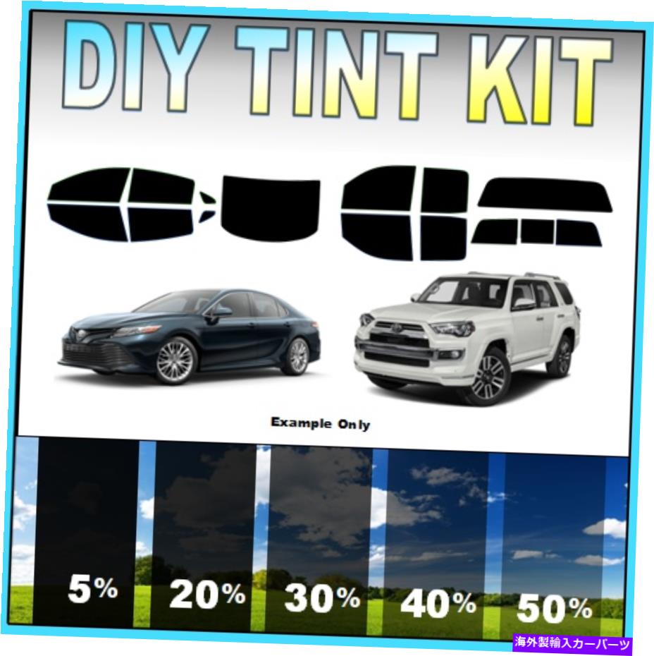 カーカバー DIY PRECUT WINDOW TINT KITは、トヨタ00-21あらゆるシェードすべてのWindowsオプションに適合します DIY PreCut Window Tint Kit Fits ANY Toyota 00-21 ANY Shades ALL Windows Options【並行輸入品】